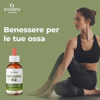 Vitamina K2 MK-7 gocce per Ossa e Coagulazione normali