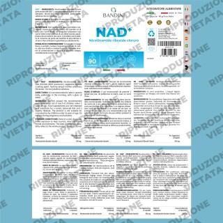 NAD+ Nicotinamide riboside cloruro 300mg - 90 capsule