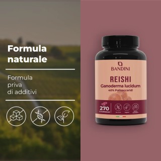 Reishi Fungo Ganoderma Lucidum in compresse