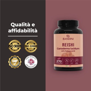 Reishi Fungo Ganoderma Lucidum in compresse