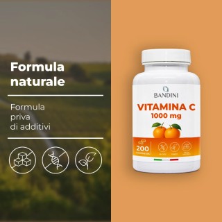 Vitamina C 200 compresse per le difese immunitarie