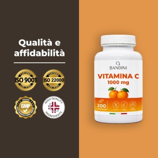 Vitamina C 200 compresse per le difese immunitarie