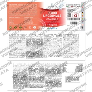 Bandini® - Ferro Liposomiale 60 capsule con Vitamine