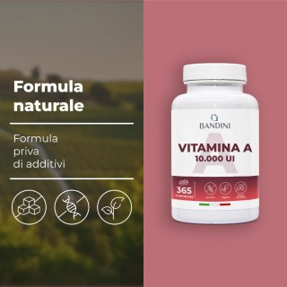 Vitamina A 365 compresse per pelle, vista, metabolismo del ferro