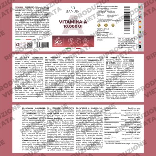 Vitamina A 365 compresse per pelle, vista, metabolismo del ferro