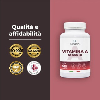 Vitamina A 365 compresse per pelle, vista, metabolismo del ferro