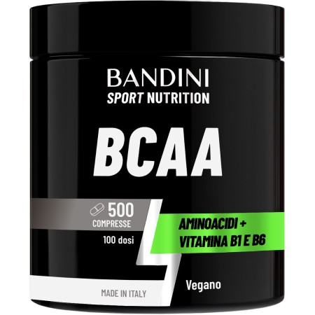 BCAA 500 compresse di aminoacidi ramificati per lo Sport