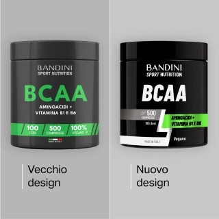 BCAA 500 compresse di aminoacidi ramificati per lo Sport