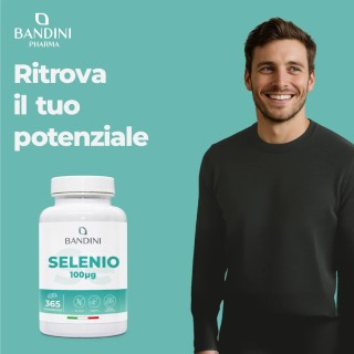 Selenio integratore 100μg 365 compresse per un anno