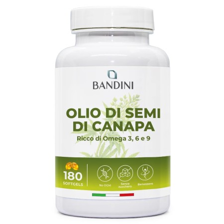 Olio di semi di canapa - 180 softgel
