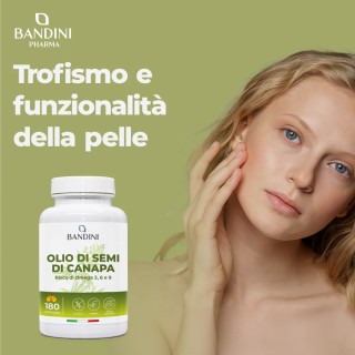 Olio di semi di canapa - 180 softgel