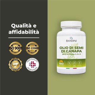 Olio di semi di canapa - 180 softgel