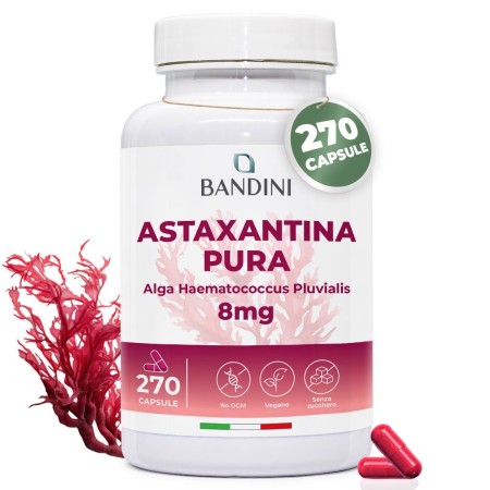 Astaxantina 8mg 270 capsule | Oleoresina antiossidante