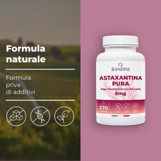 Astaxantina 8mg 270 capsule | Oleoresina antiossidante