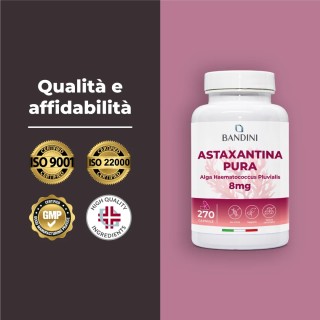 Astaxantina 8mg 270 capsule | Oleoresina antiossidante