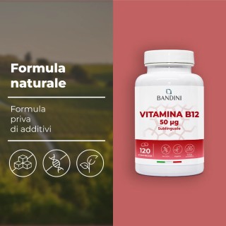 Vitamina B12 sublinguale 120 compresse