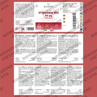 Vitamina B12 sublinguale 120 compresse