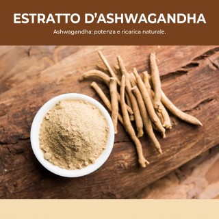 Ashwagandha Complex capsule KSM-66 con Rhodiola, Zinco, B6