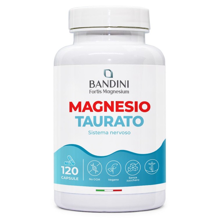 Magnesio taurato 120 capsule per il sistema nervoso
