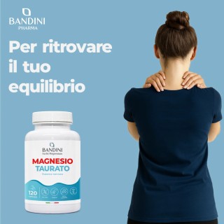Magnesio taurato 120 capsule per il sistema nervoso