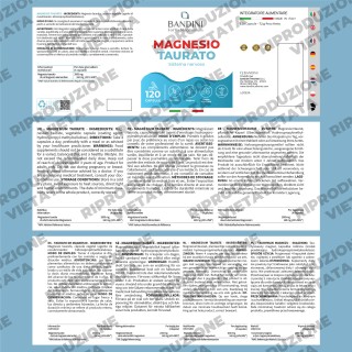 Magnesio taurato 120 capsule per il sistema nervoso