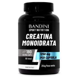 Creatina Monoidrata 180 Capsule per sportivi