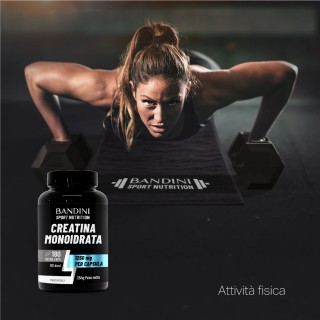 Creatina Monoidrata 180 Capsule per sportivi