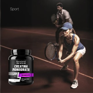 Creatina monoidrato in polvere 500g per allenamento intenso