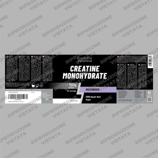 Creatina monoidrato in polvere 500g per allenamento intenso