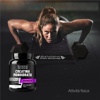 Creatina monoidrato in polvere 500g per allenamento intenso